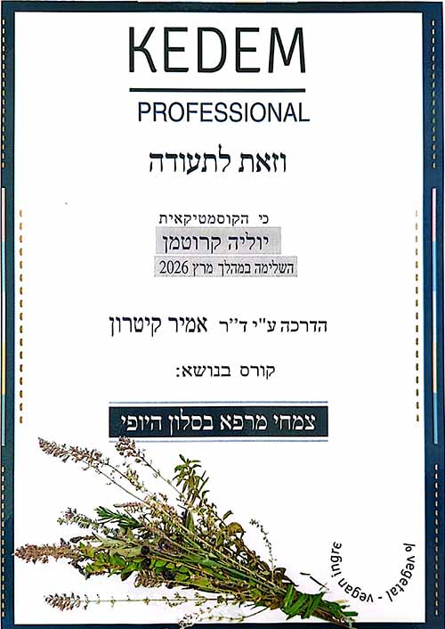 Herbs of Kedem